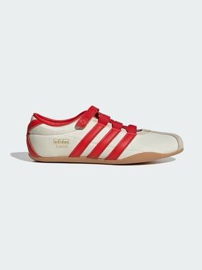 Adidas Tokyo Mary Jane Retro Sneaker Cream/Red/Gold (IH3999) Women's SZ 6 NWOB